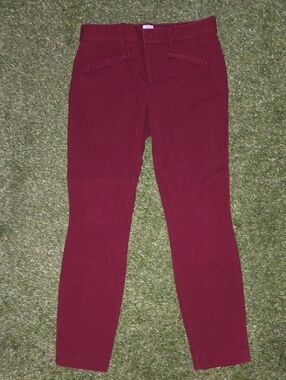 GAP Women's Burgundy Slim Pants